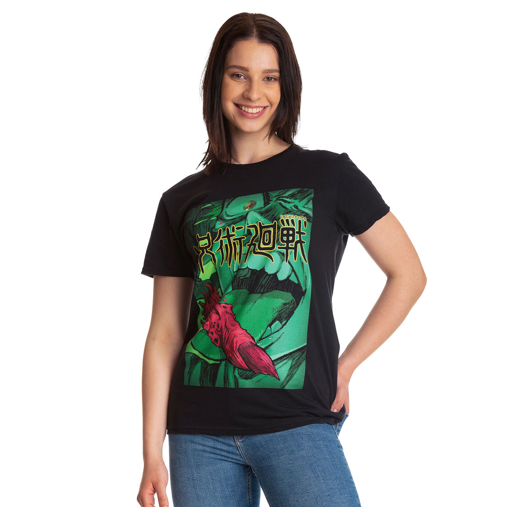Immagine del prodotto Jujutsu Kaisen - T-shirt nera Finger Licking