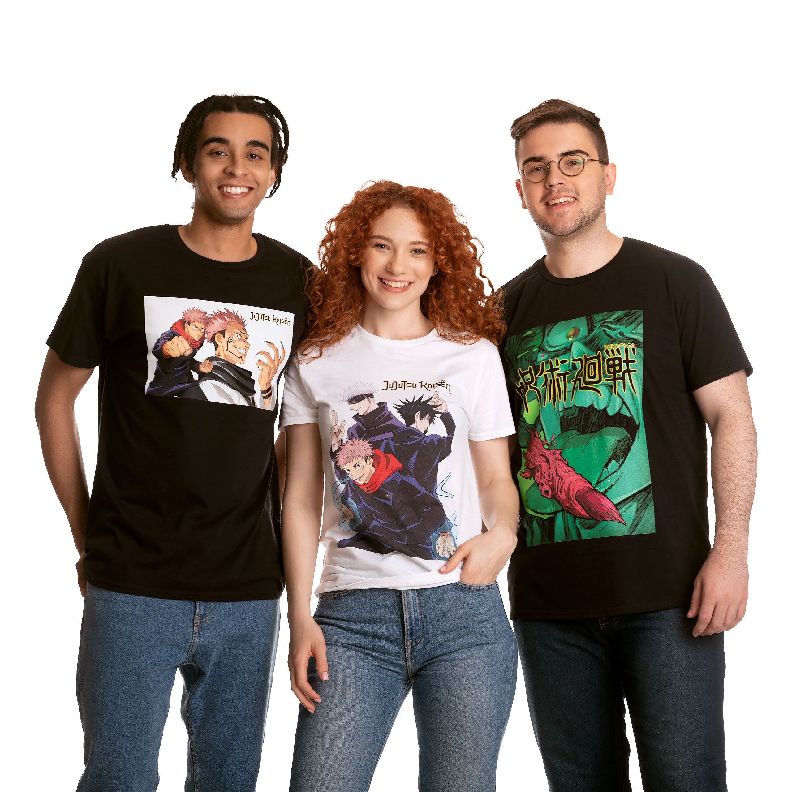 Immagine del prodotto Jujutsu Kaisen - Trio T-Shirt bianca