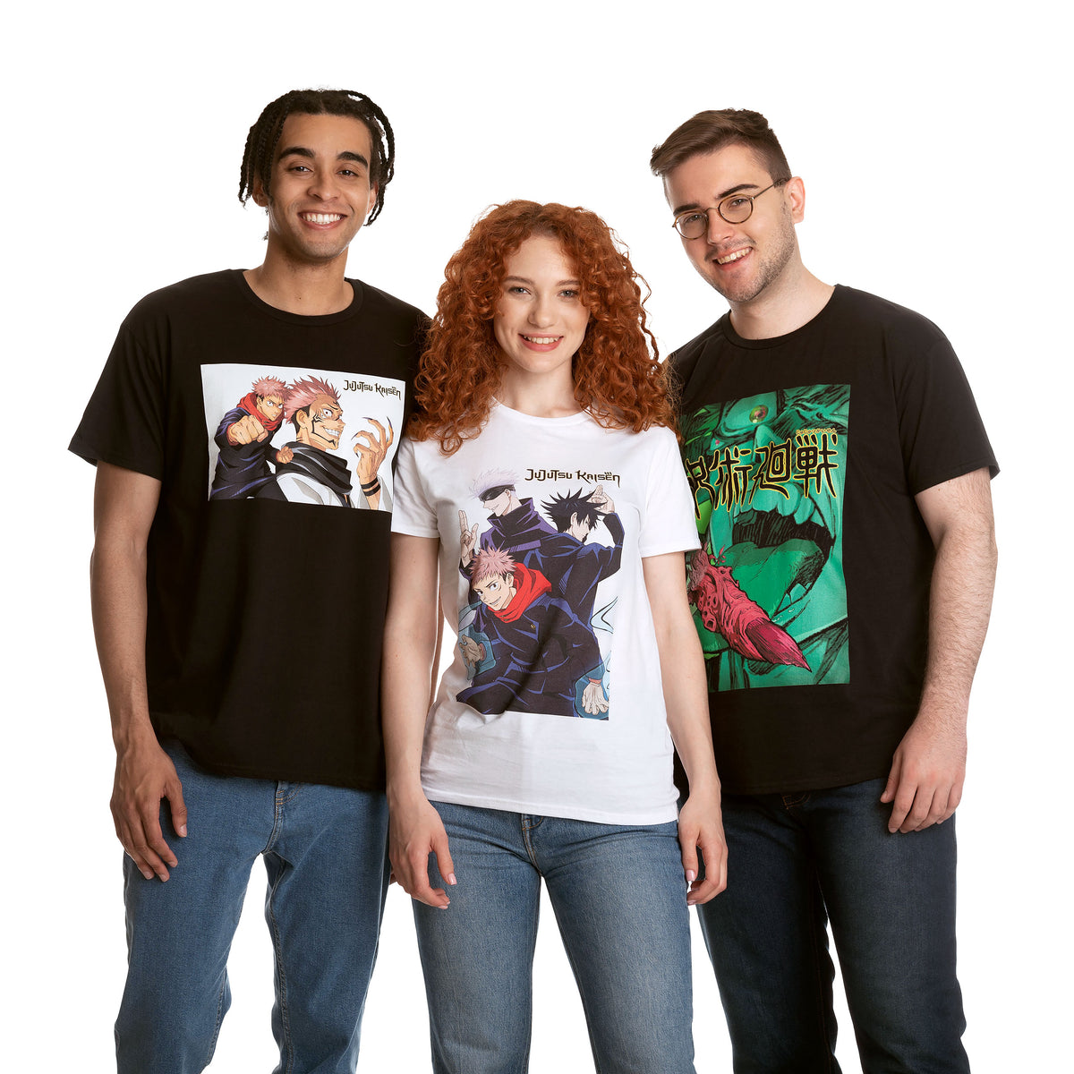 Immagine del prodotto Jujutsu Kaisen - Trio T-Shirt bianca