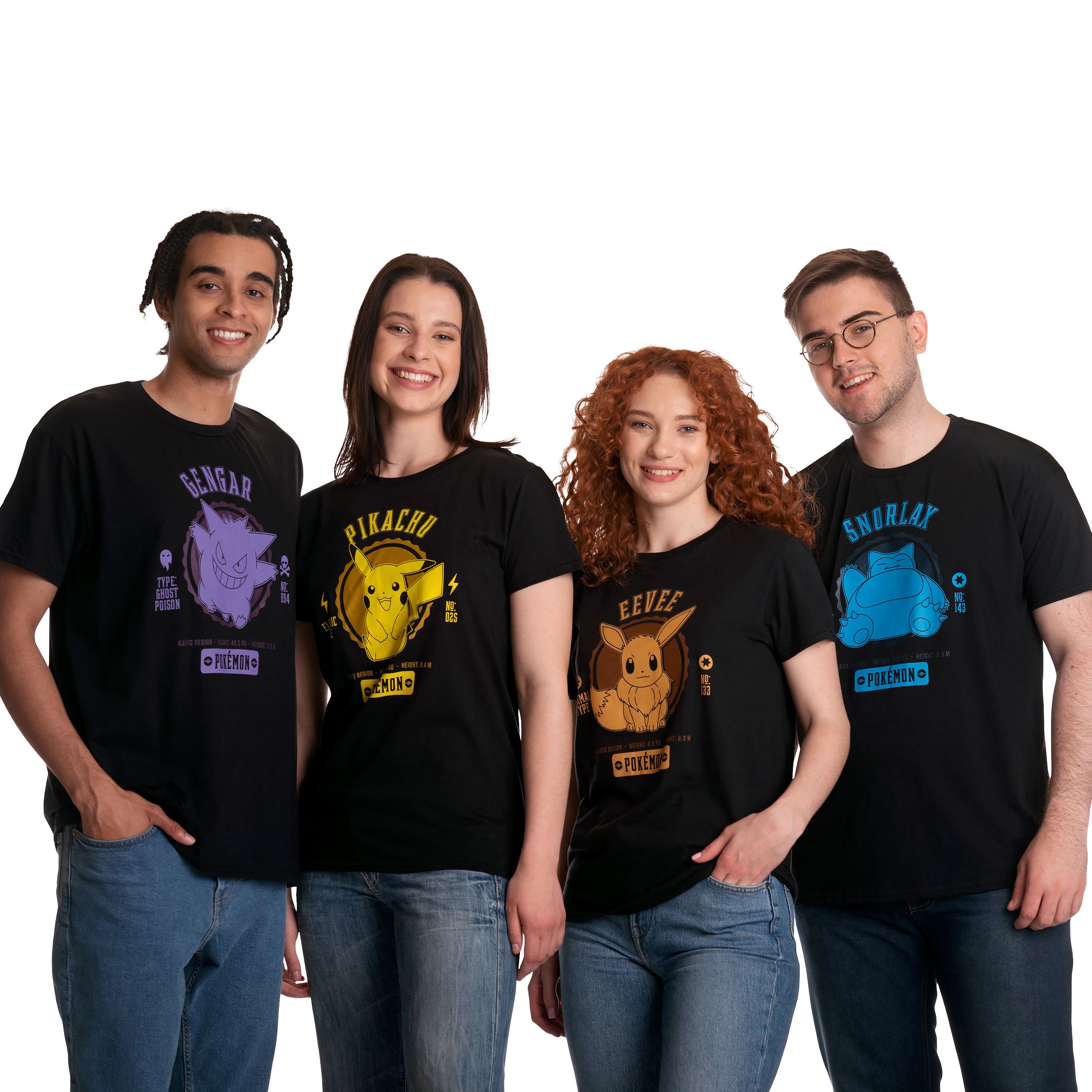 Immagine del prodotto Pokemon - T-shirt universitaria Pikachu nera
