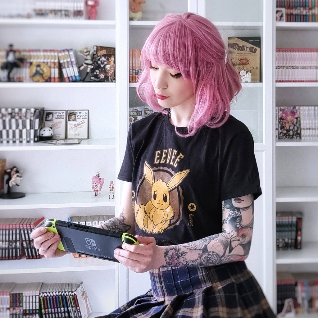 Immagine del prodotto Pokemon - Maglietta da college Eevee nera