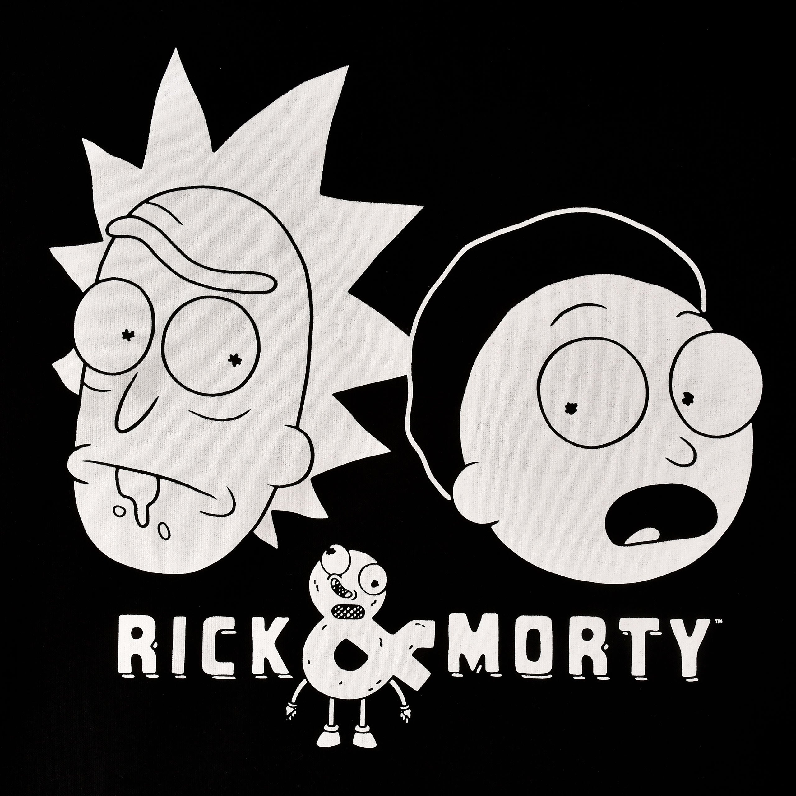 Immagine del prodotto Rick and Morty - Felpa con cappuccio nera Faces