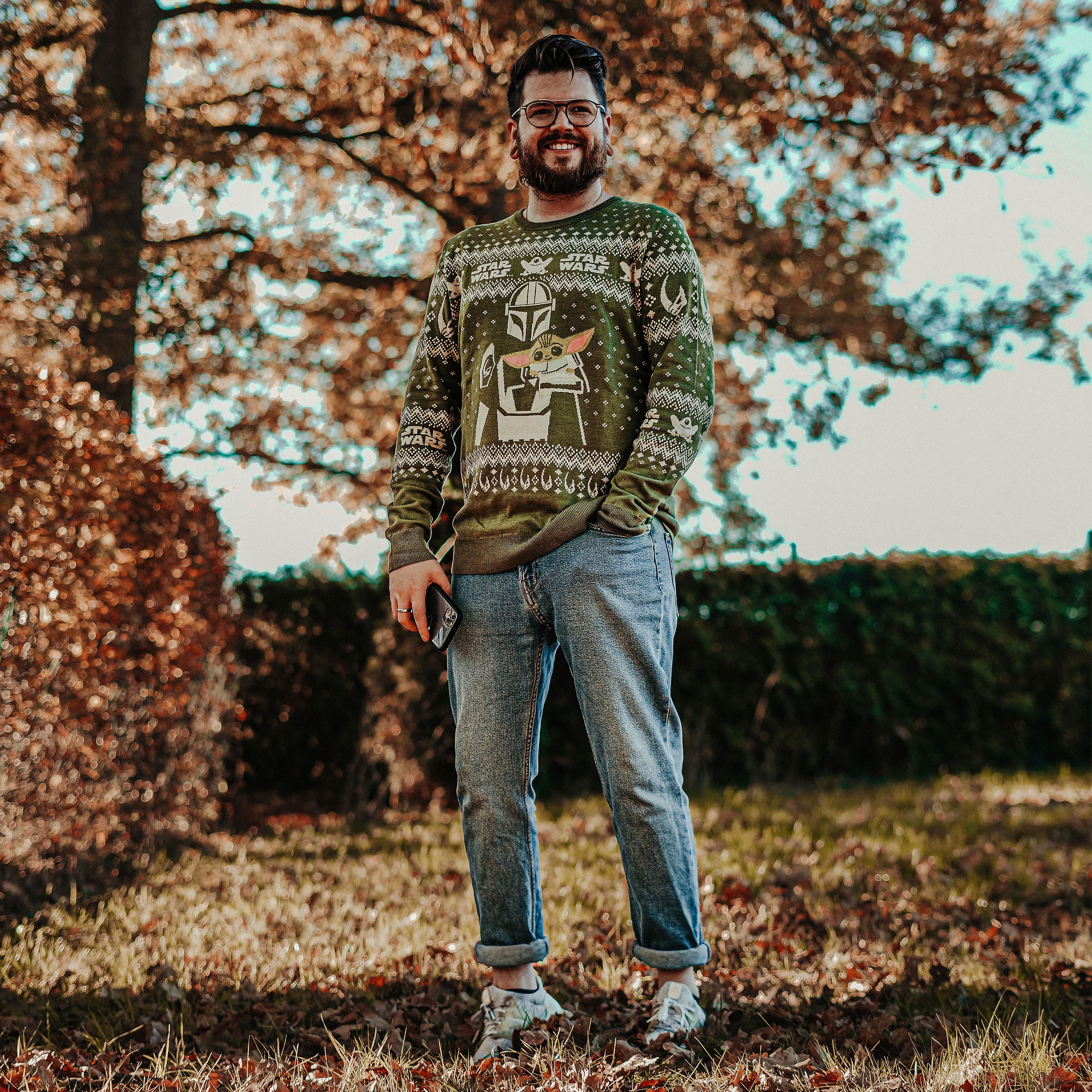 Immagine del prodotto Maglione in maglia Mando e Grogu - Star Wars The Mandalorian