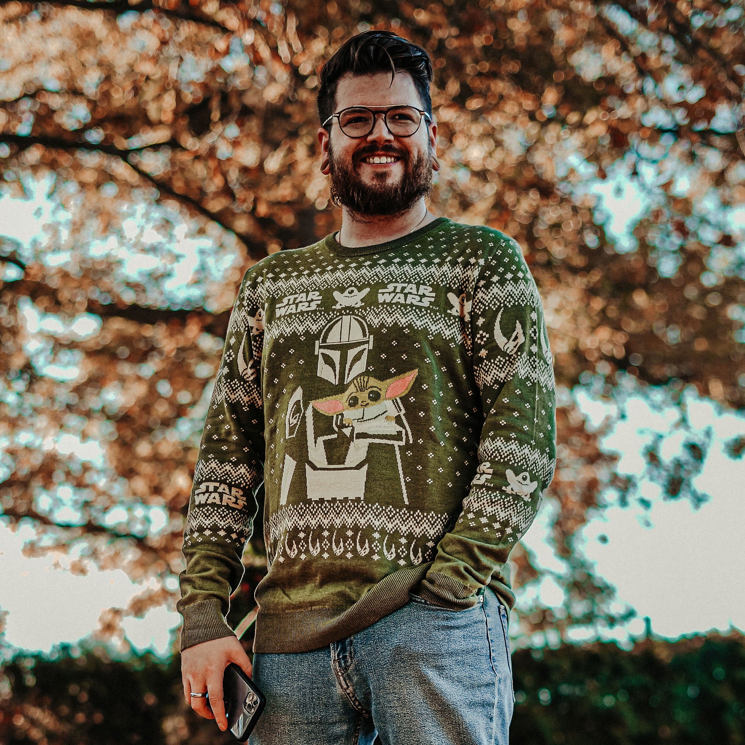 Immagine del prodotto Maglione in maglia Mando e Grogu - Star Wars The Mandalorian