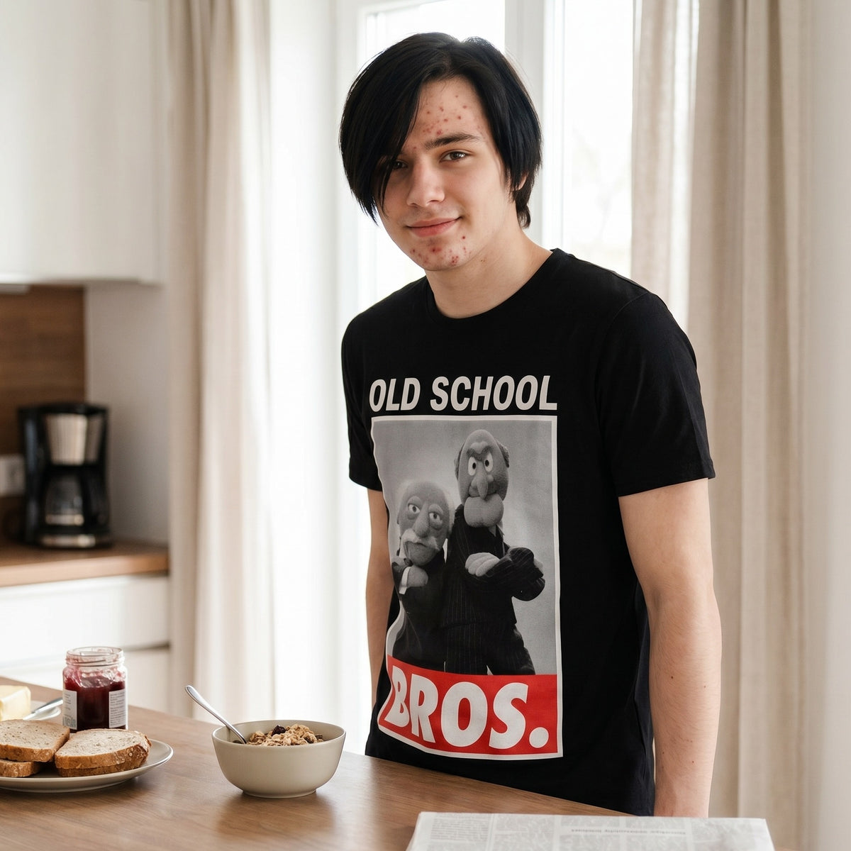 Immagine del prodotto Muppets - T-shirt Old School Bros. nera