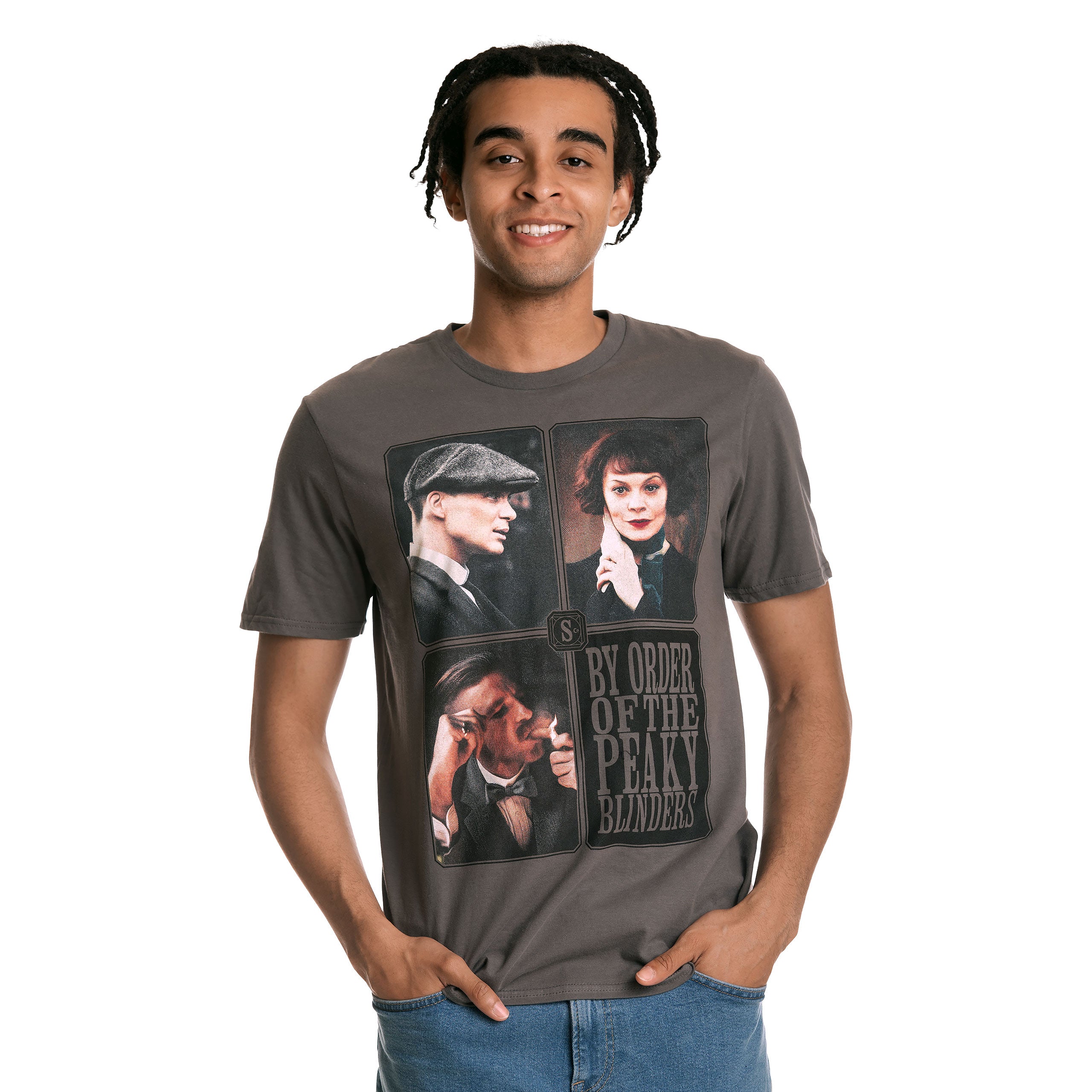 Immagine del prodotto Peaky Blinders - T-shirt della famiglia Shelby grigia