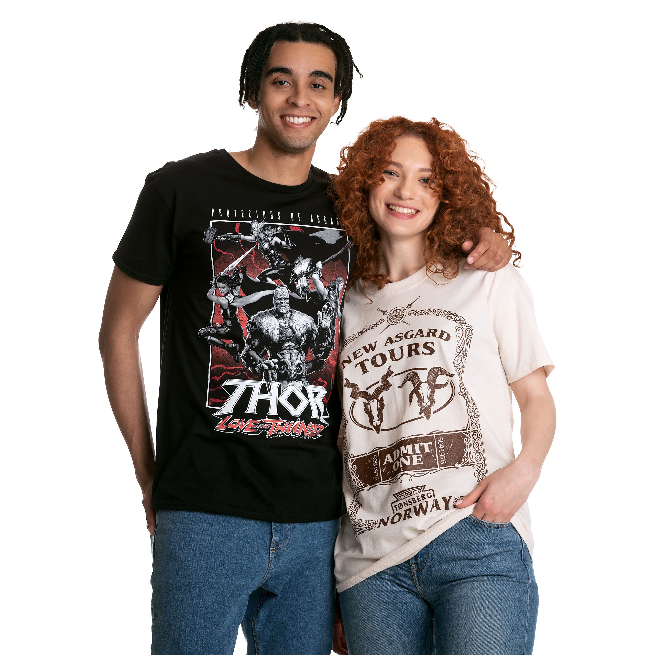 Immagine del prodotto Thor Love & Thunder - T-Shirt nera Protettori di Asgard