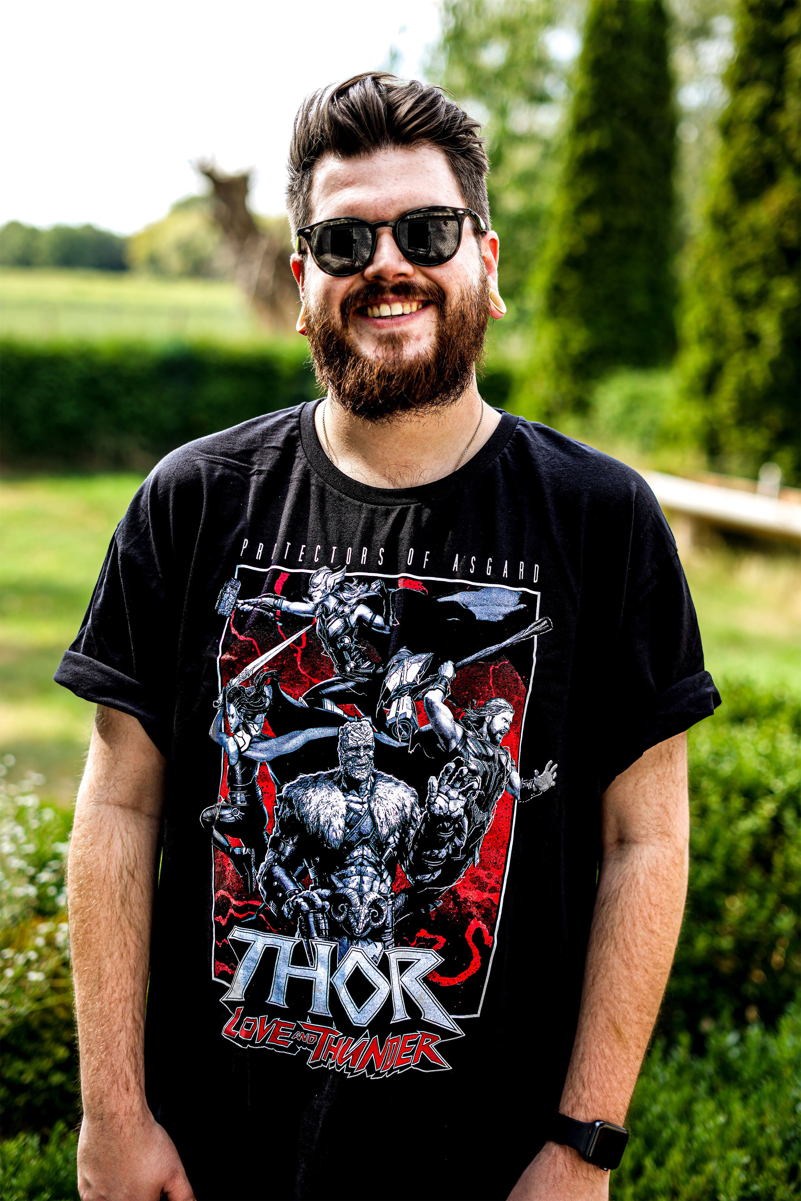 Immagine del prodotto Thor Love & Thunder - T-Shirt nera Protettori di Asgard