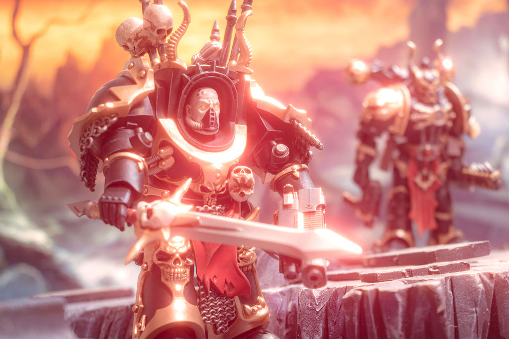 Immagine del prodotto Warhammer 40k - Figura d'azione del Fratello Gnarl della Legione Nera