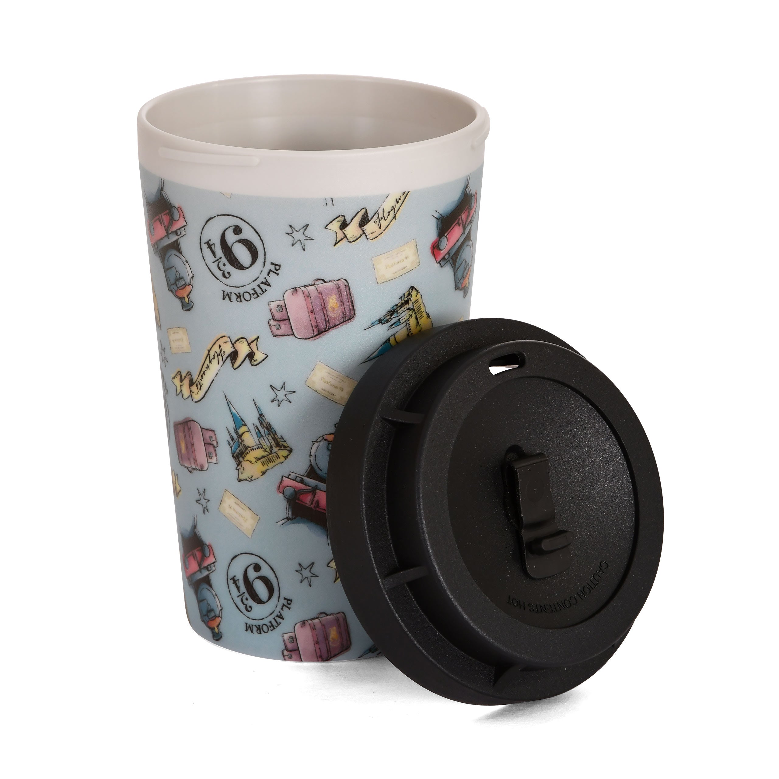 Immagine del prodotto Bicchiere Portatile Simboli Magici - Harry Potter