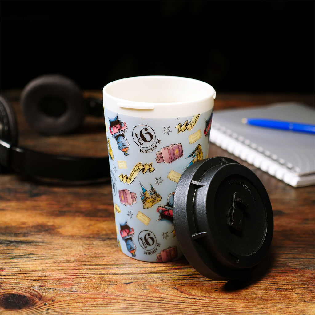 Immagine del prodotto Bicchiere Portatile Simboli Magici - Harry Potter