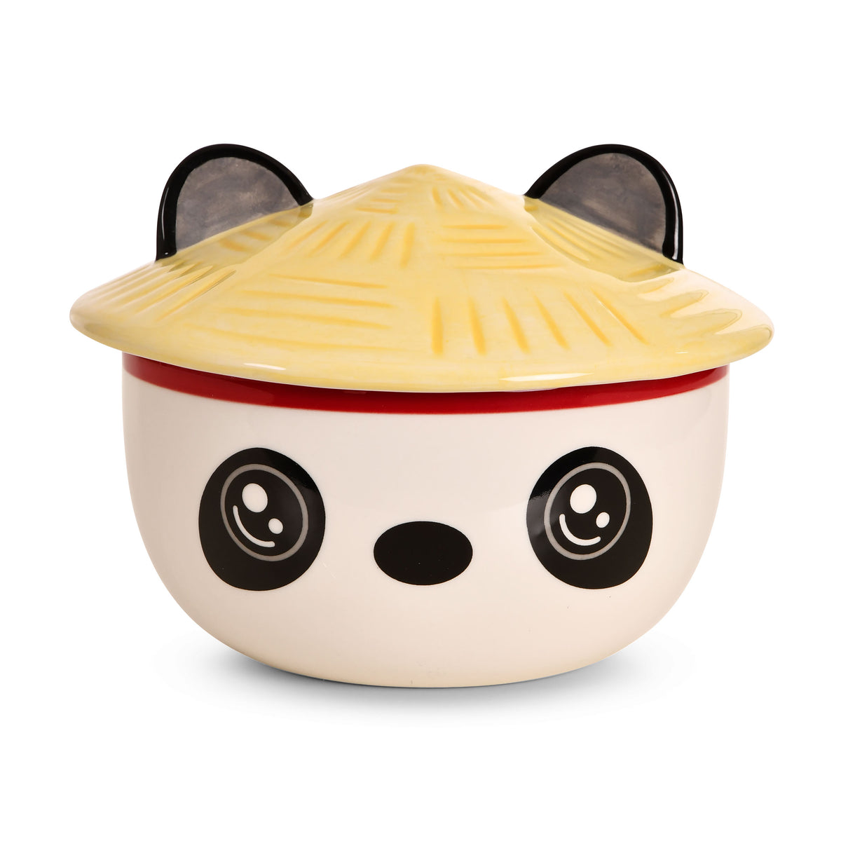 Immagine del prodotto Ciotola Panda Kawaii con coperchio per fan di anime