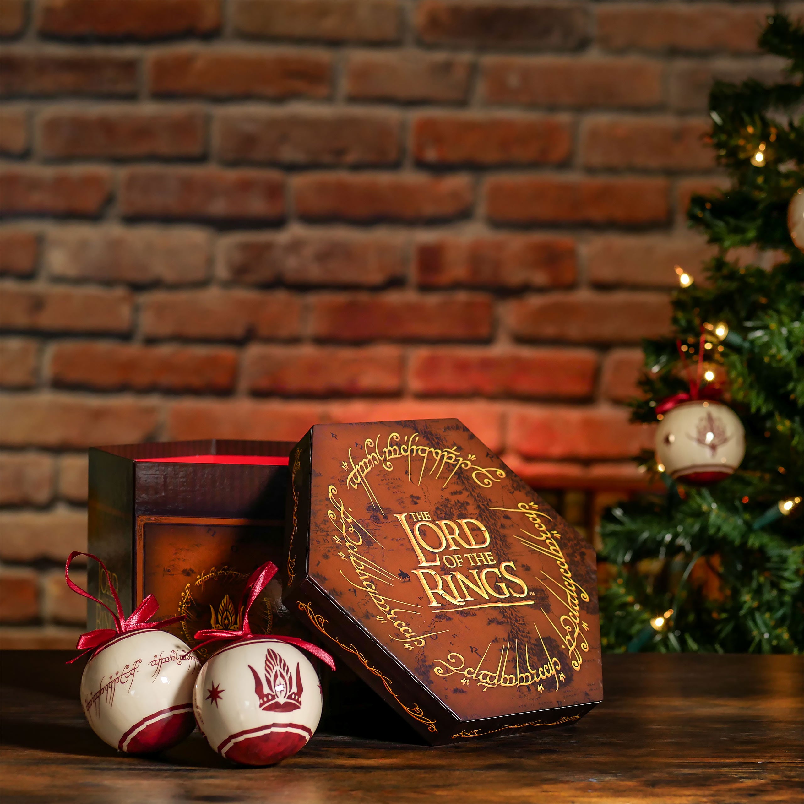 Immagine del prodotto Il Signore degli Anelli - Simboli della Terra di Mezzo Palline di Natale 14 pezzi