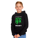Immagine del prodotto Minecraft - Felpa con cappuccio Creeper per bambini nera