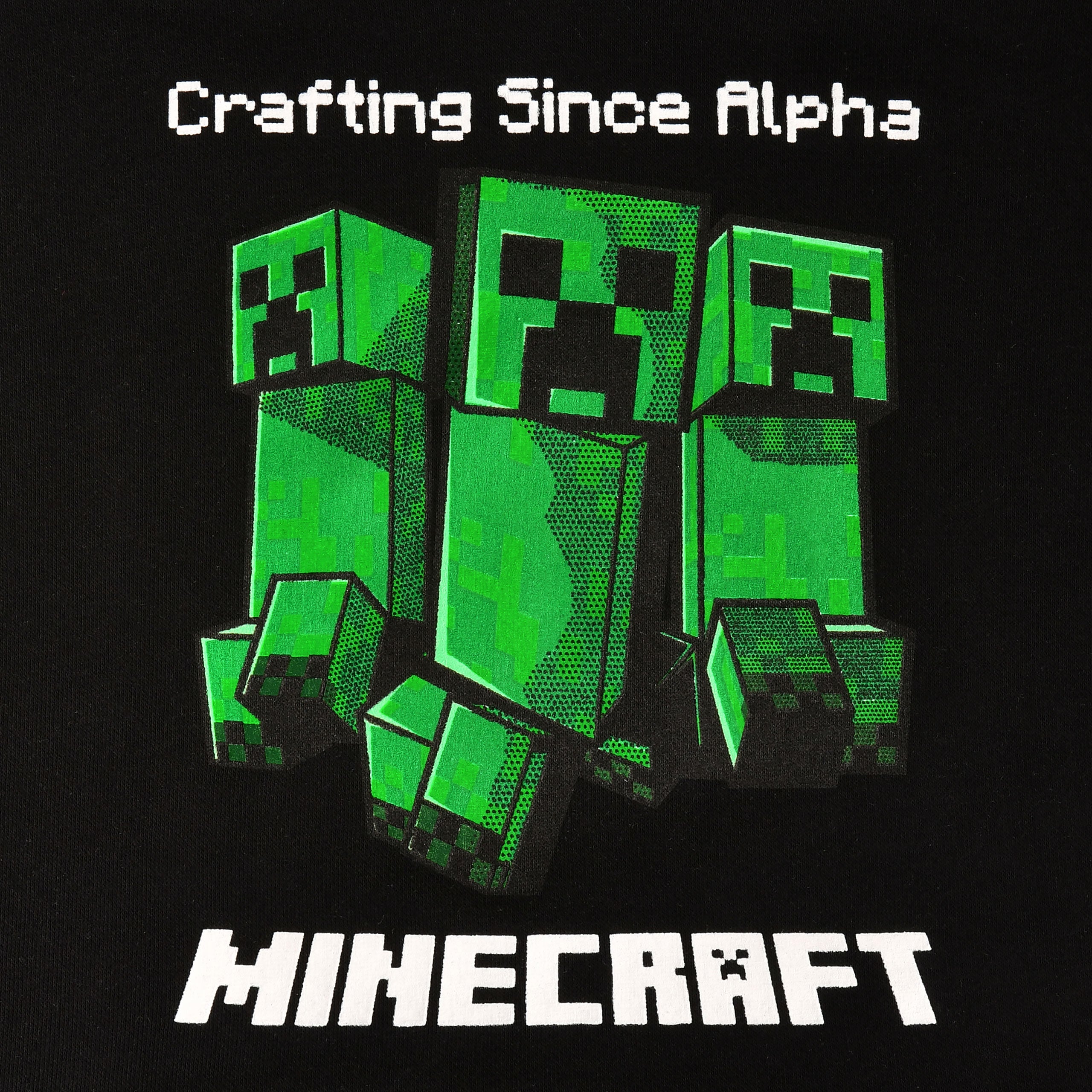 Immagine del prodotto Minecraft - Felpa con cappuccio Creeper per bambini nera