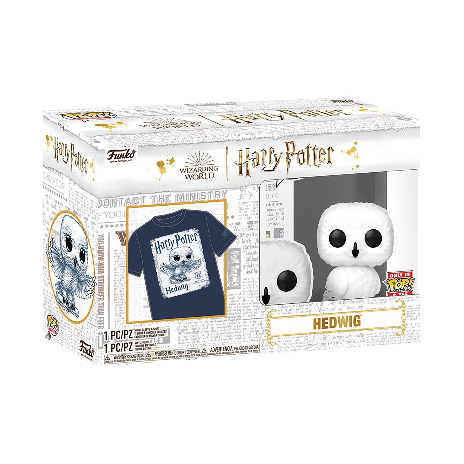 Immagine del prodotto Harry Potter - T-shirt Hedwig con figura Funko Pop
