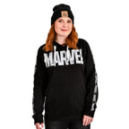 Immagine del prodotto Marvel - Felpa con cappuccio nera con logo fumetto