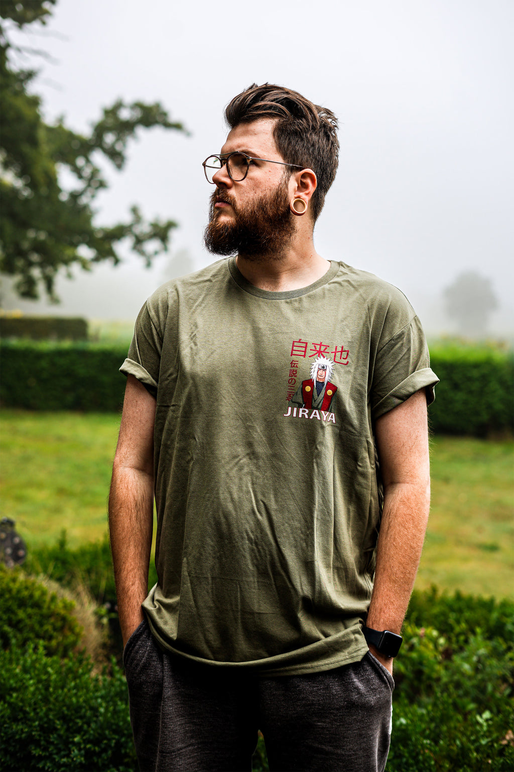 Immagine del prodotto Naruto - T-shirt Jiraya verde