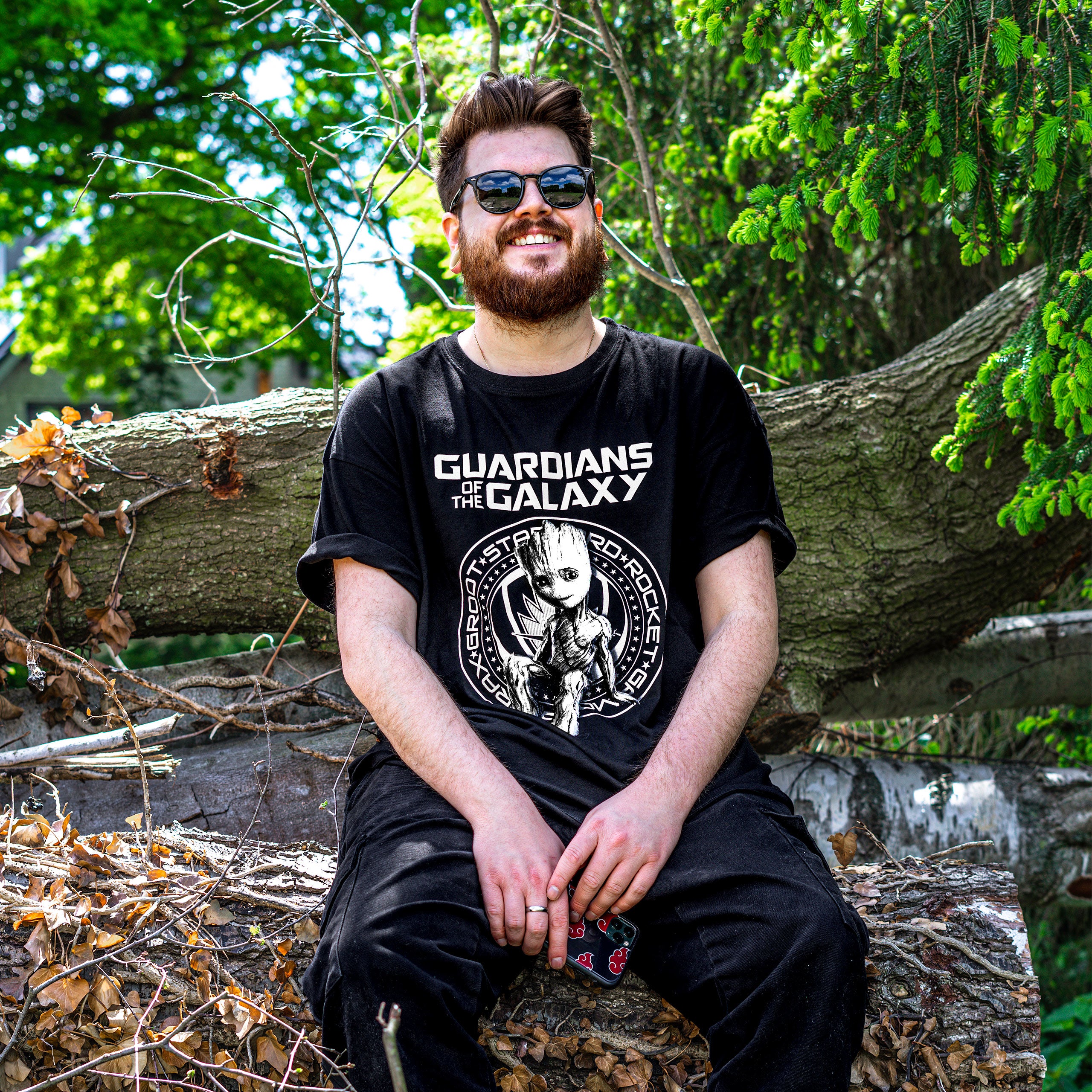 Immagine del prodotto Guardiani della Galassia - T-shirt Groot nera