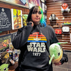 Immagine del prodotto Star Wars del 1977 Felpa Retro Nera