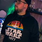 Immagine del prodotto Star Wars del 1977 Felpa Retro Nera