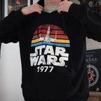 Immagine del prodotto Star Wars del 1977 Felpa Retro Nera