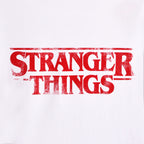 Immagine del prodotto Stranger Things - Crop top con logo distressed bianco