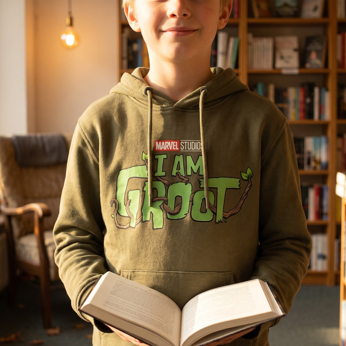 Immagine del prodotto Felpa con cappuccio per bambini Groot - Guardiani della Galassia
