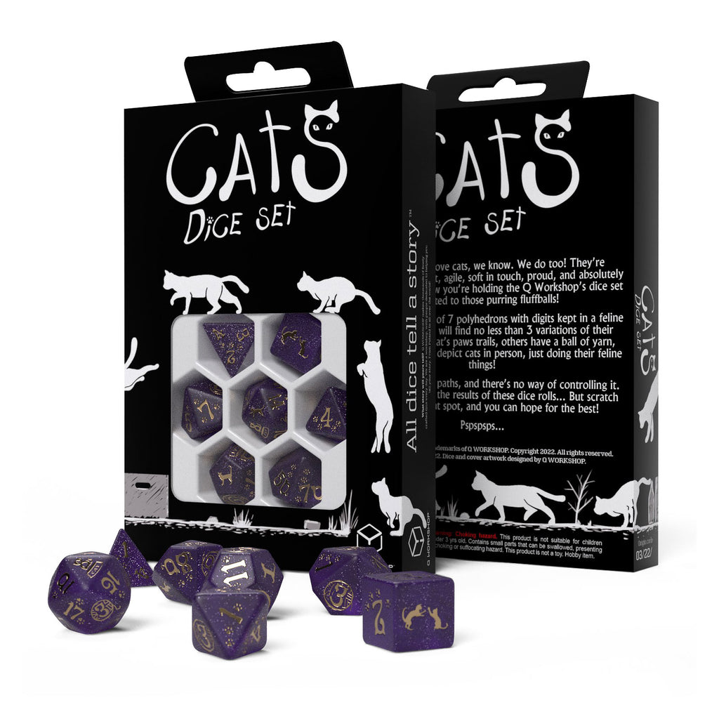 Immagine del prodotto Cats - Purrito RPG Set di Dadi 7 pezzi
