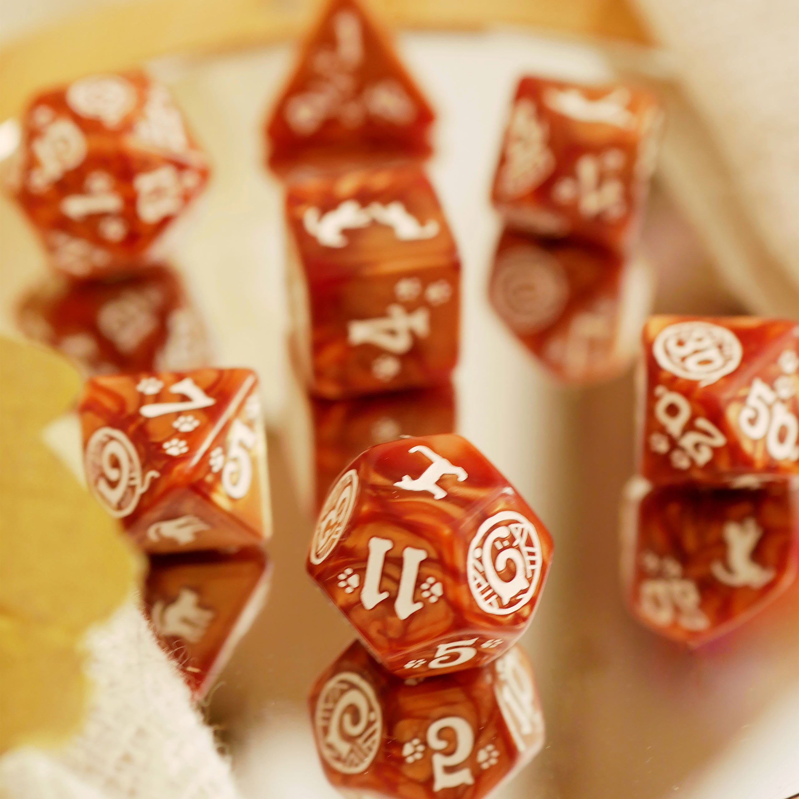 Immagine del prodotto Cats - Set di Dadi RPG Muffin 7 pezzi