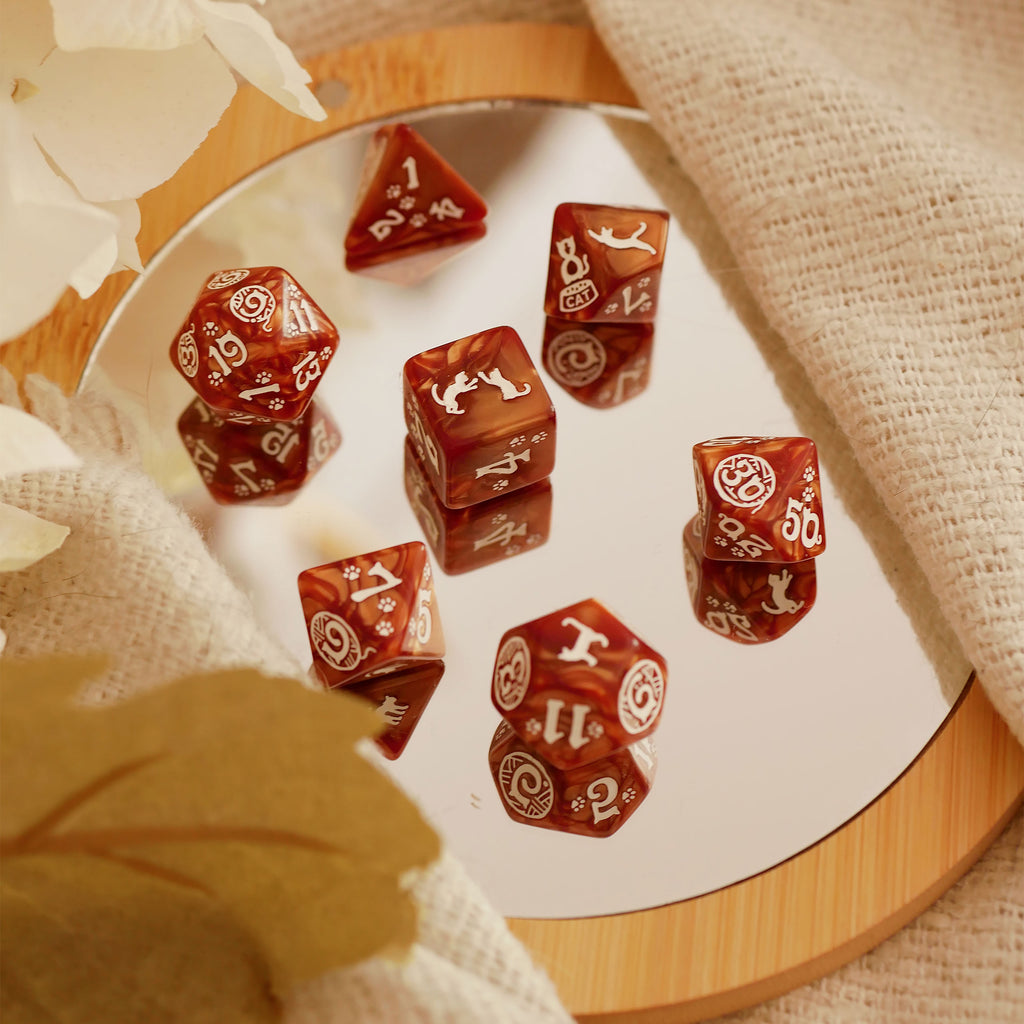 Immagine del prodotto Cats - Set di Dadi RPG Muffin 7 pezzi