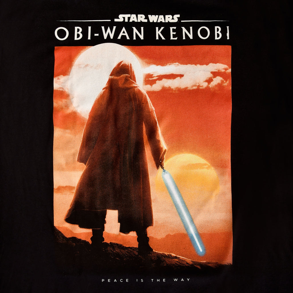 Immagine del prodotto Star Wars - Obi-Wan La pace è la via Poster T-shirt nera