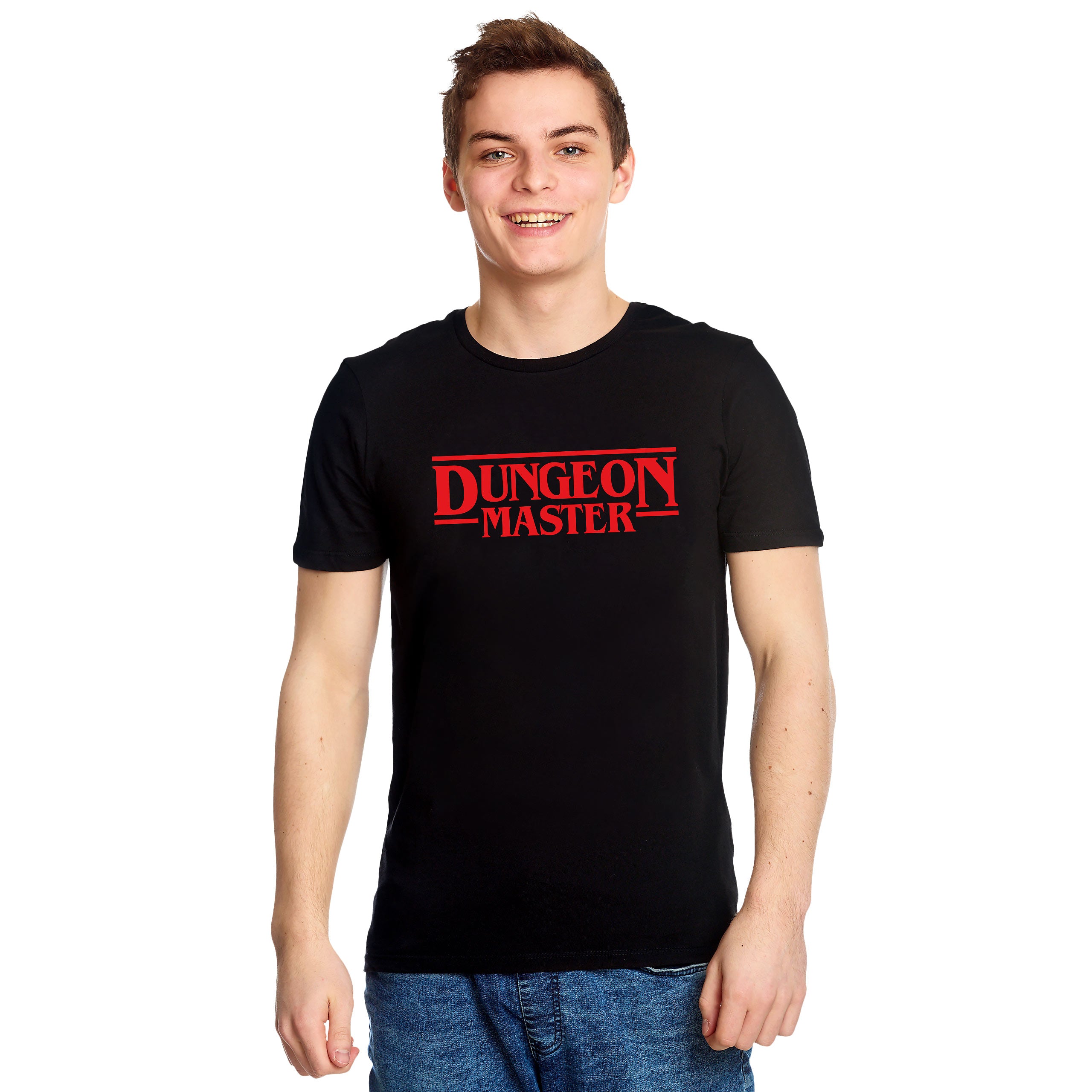 Immagine del prodotto Maglietta Dungeon Master per fan di Stranger Things nera