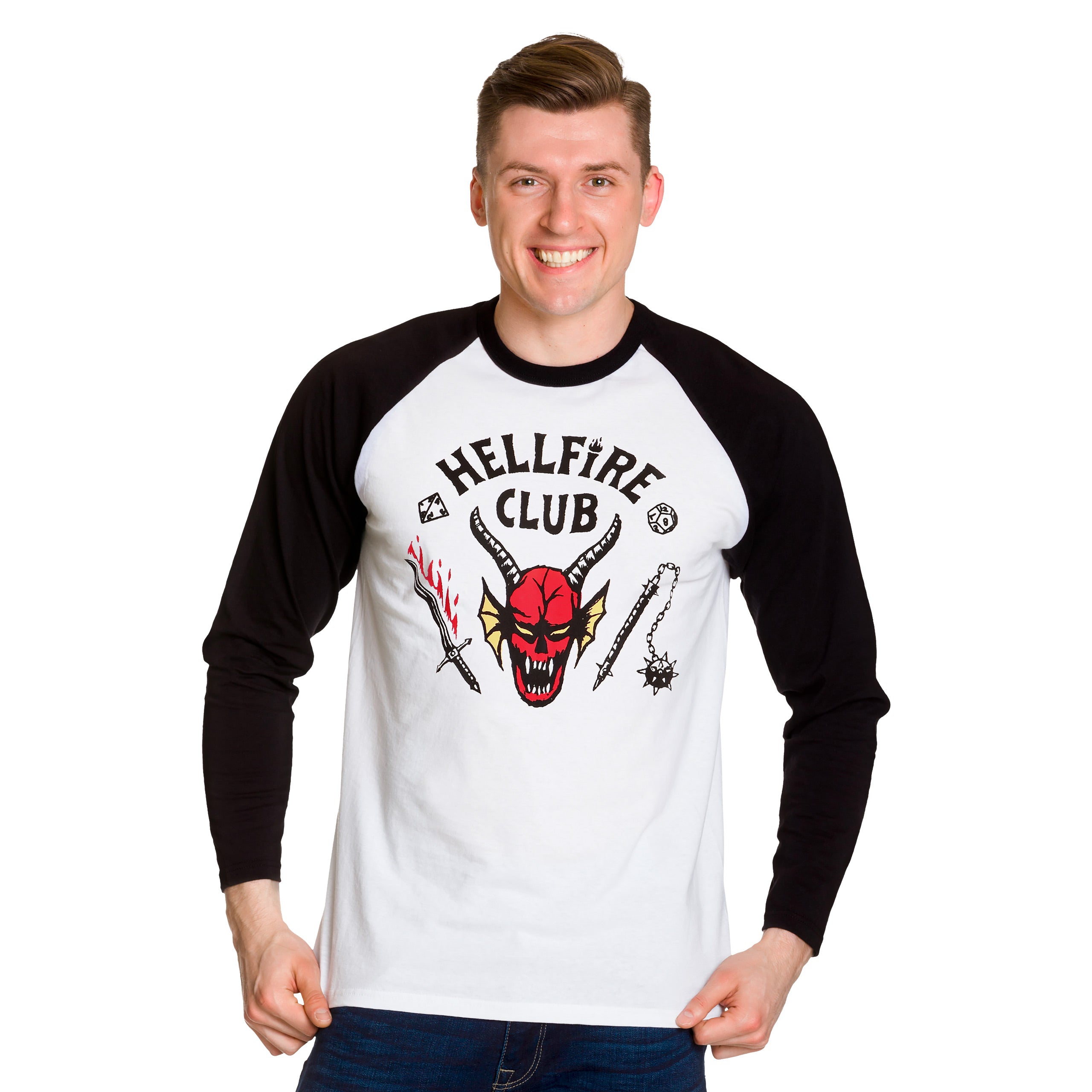 Immagine del prodotto Stranger Things - Maglia a maniche lunghe stemma Hellfire Club
