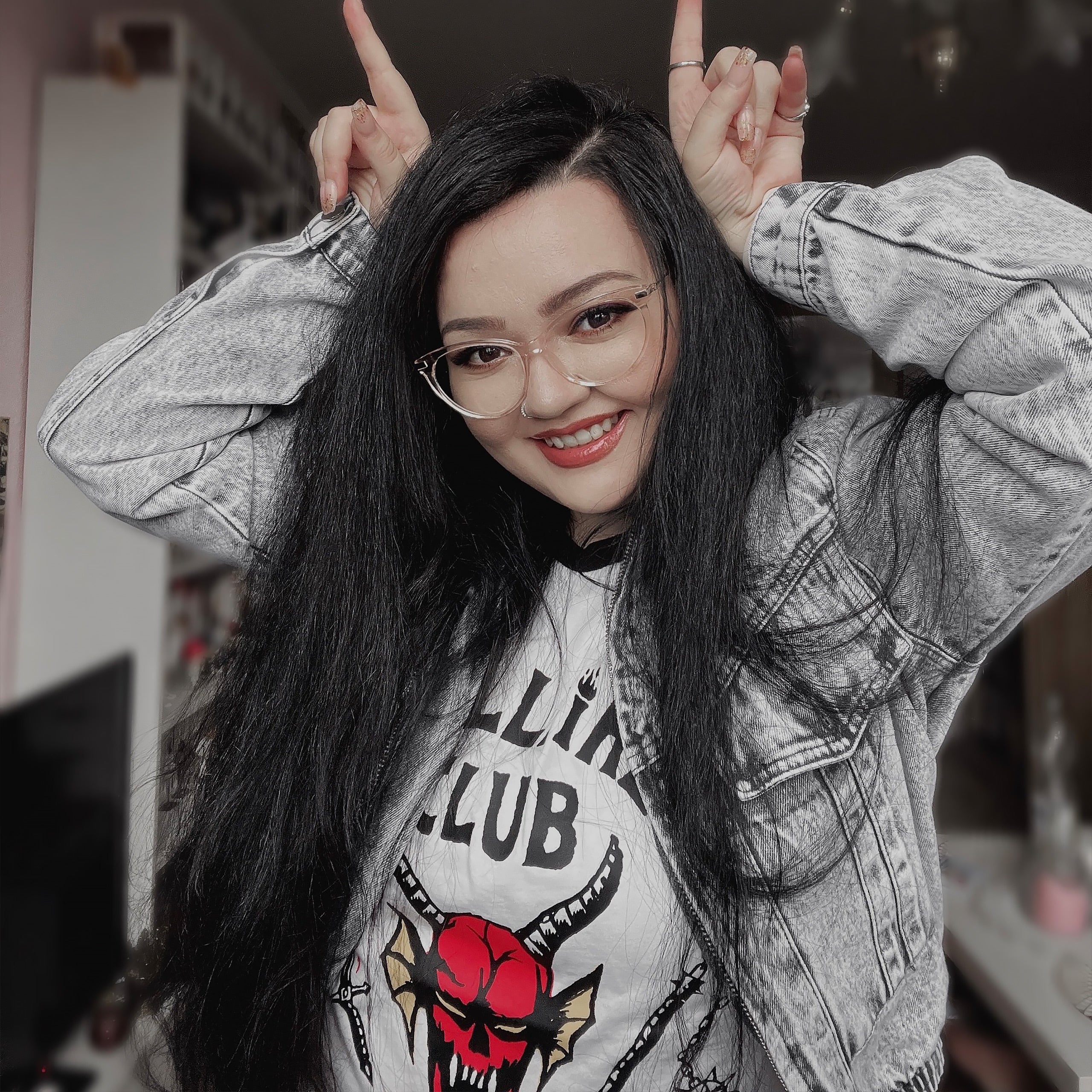 Immagine del prodotto Stranger Things - Maglia a maniche lunghe stemma Hellfire Club