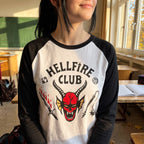 Immagine del prodotto Stranger Things - Maglia a maniche lunghe stemma Hellfire Club