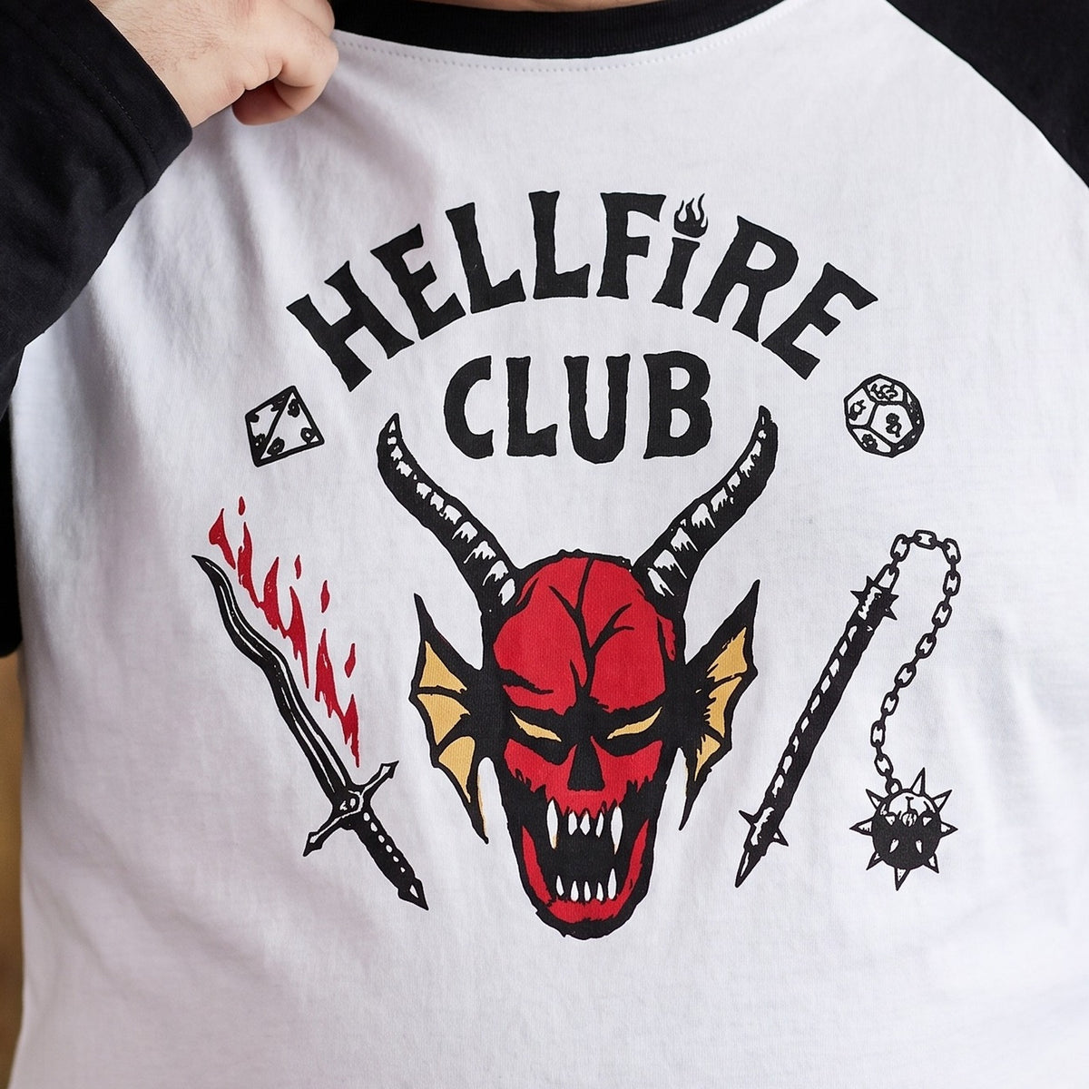 Immagine del prodotto Stranger Things - Maglia a maniche lunghe stemma Hellfire Club