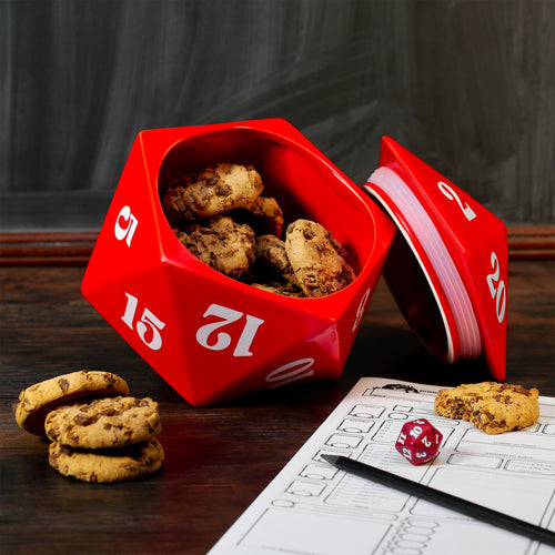 Immagine del prodotto Barattolo per biscotti D20 per fan di Pen & Paper