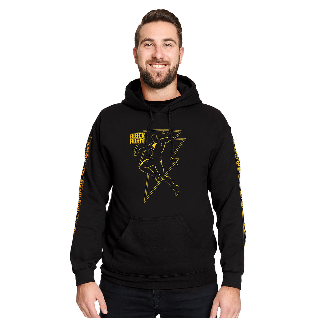 Immagine del prodotto Black Adam - Felpa con cappuccio da combattimento nera