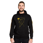 Immagine del prodotto Black Adam - Felpa con cappuccio da combattimento nera