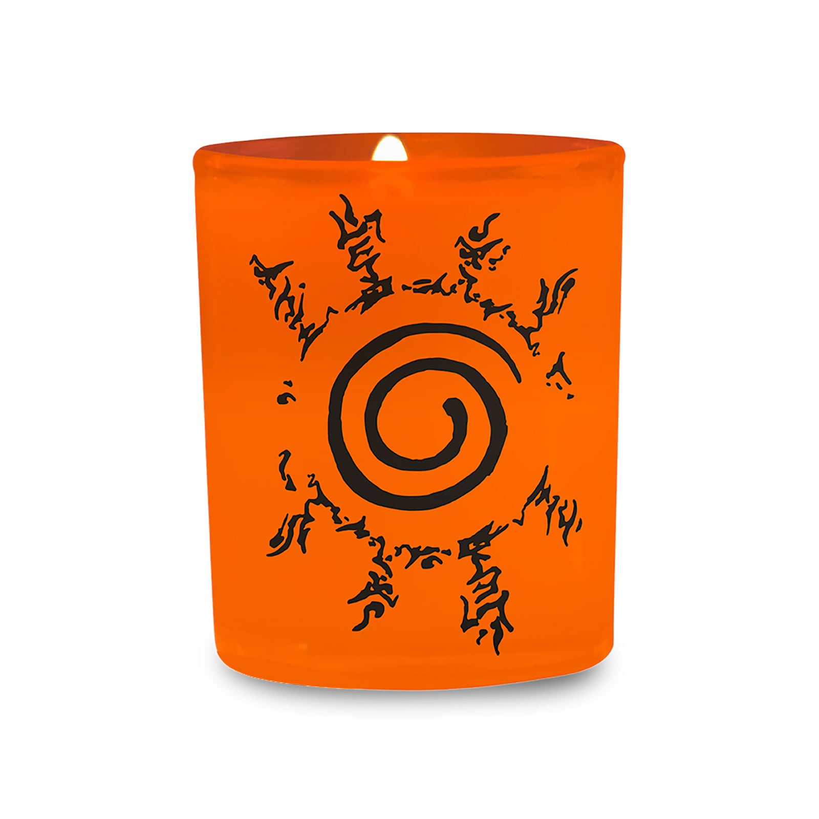 Immagine del prodotto Naruto Shippuden - Candela con simbolo di Konoha in vetro