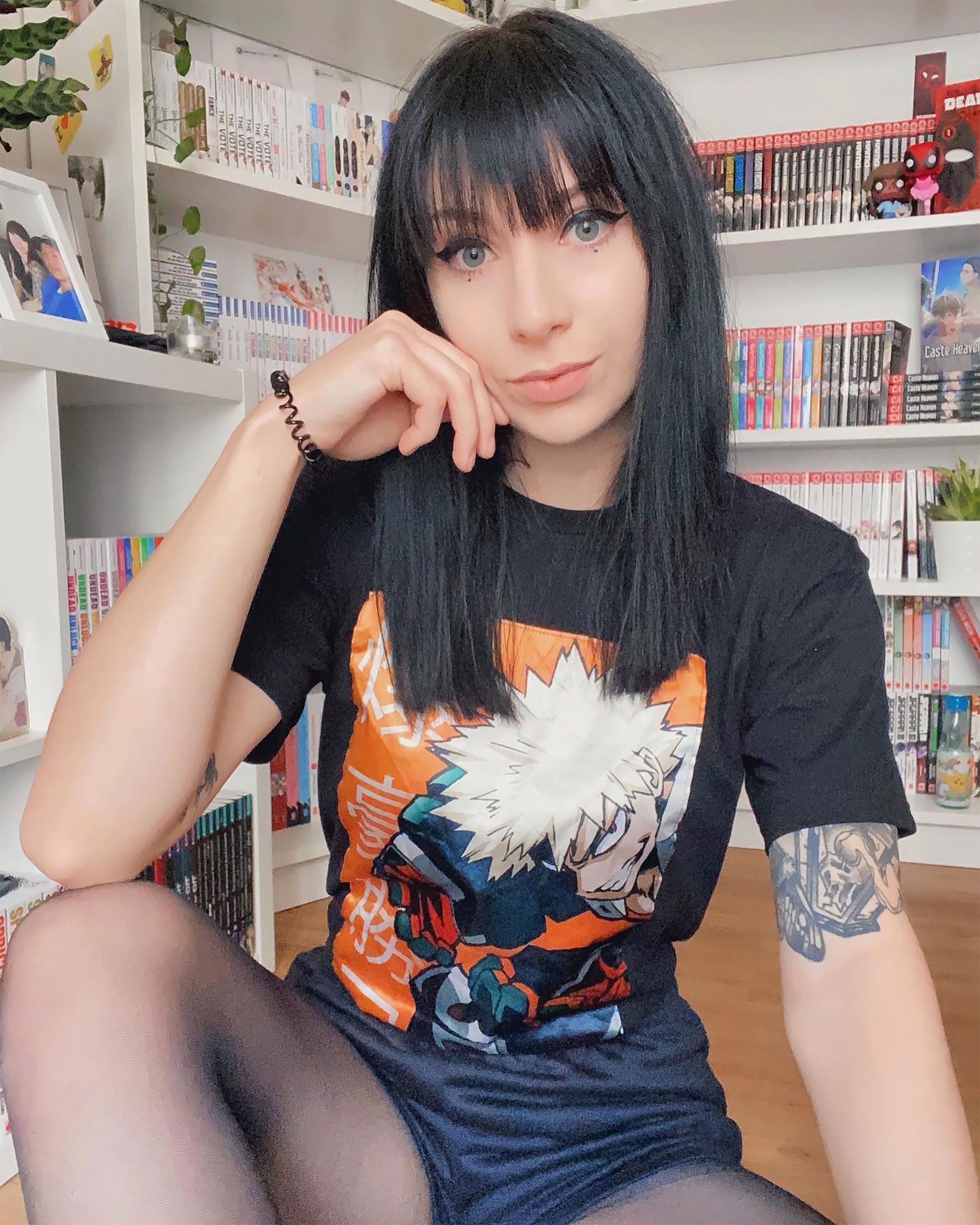 Immagine del prodotto My Hero Academia - T-shirt nera di Bakugo Katsuki