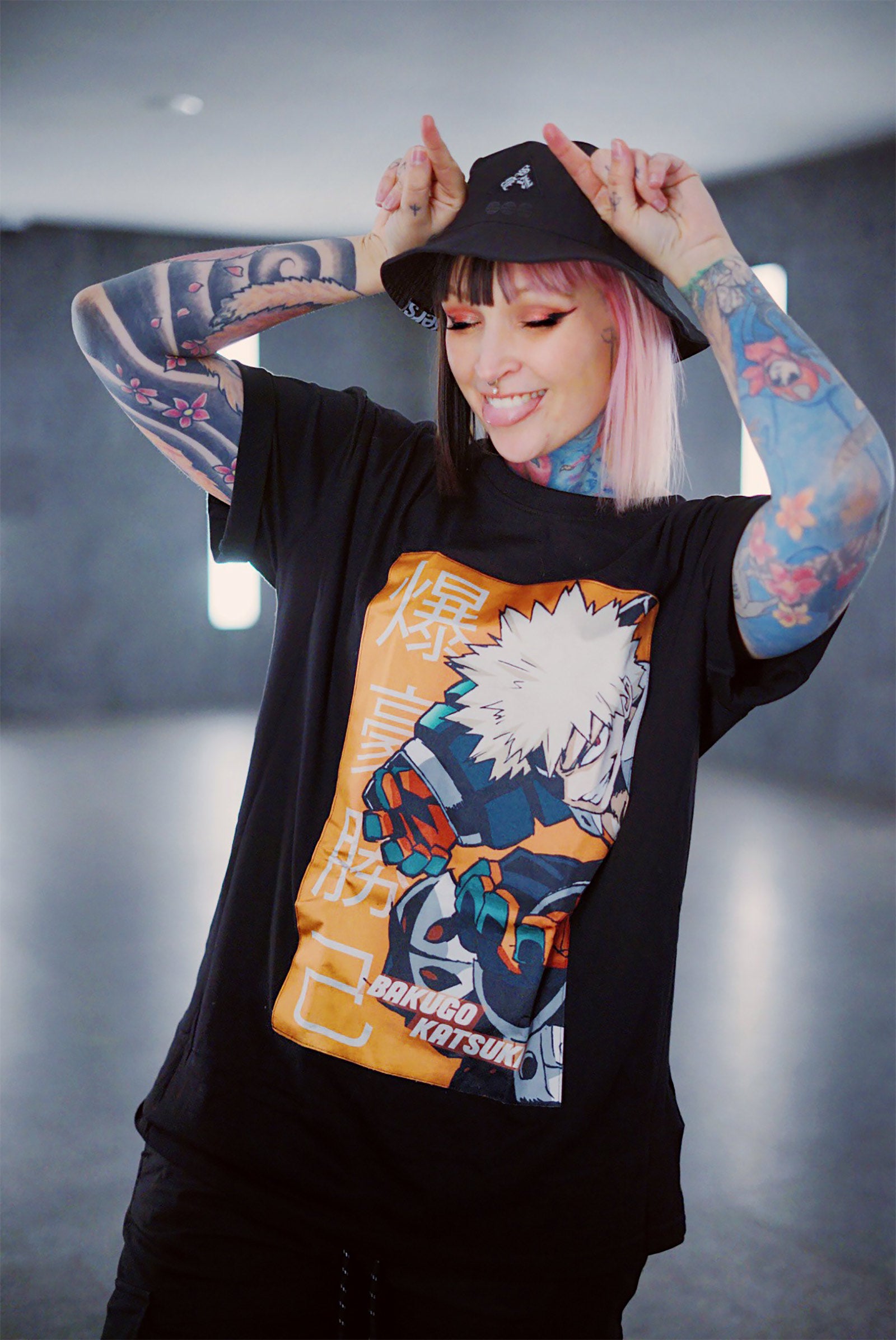 Immagine del prodotto My Hero Academia - T-shirt nera di Bakugo Katsuki