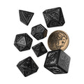 Immagine del prodotto Witcher - Set di dadi RPG Geralt 7 pezzi con moneta da collezione lupo