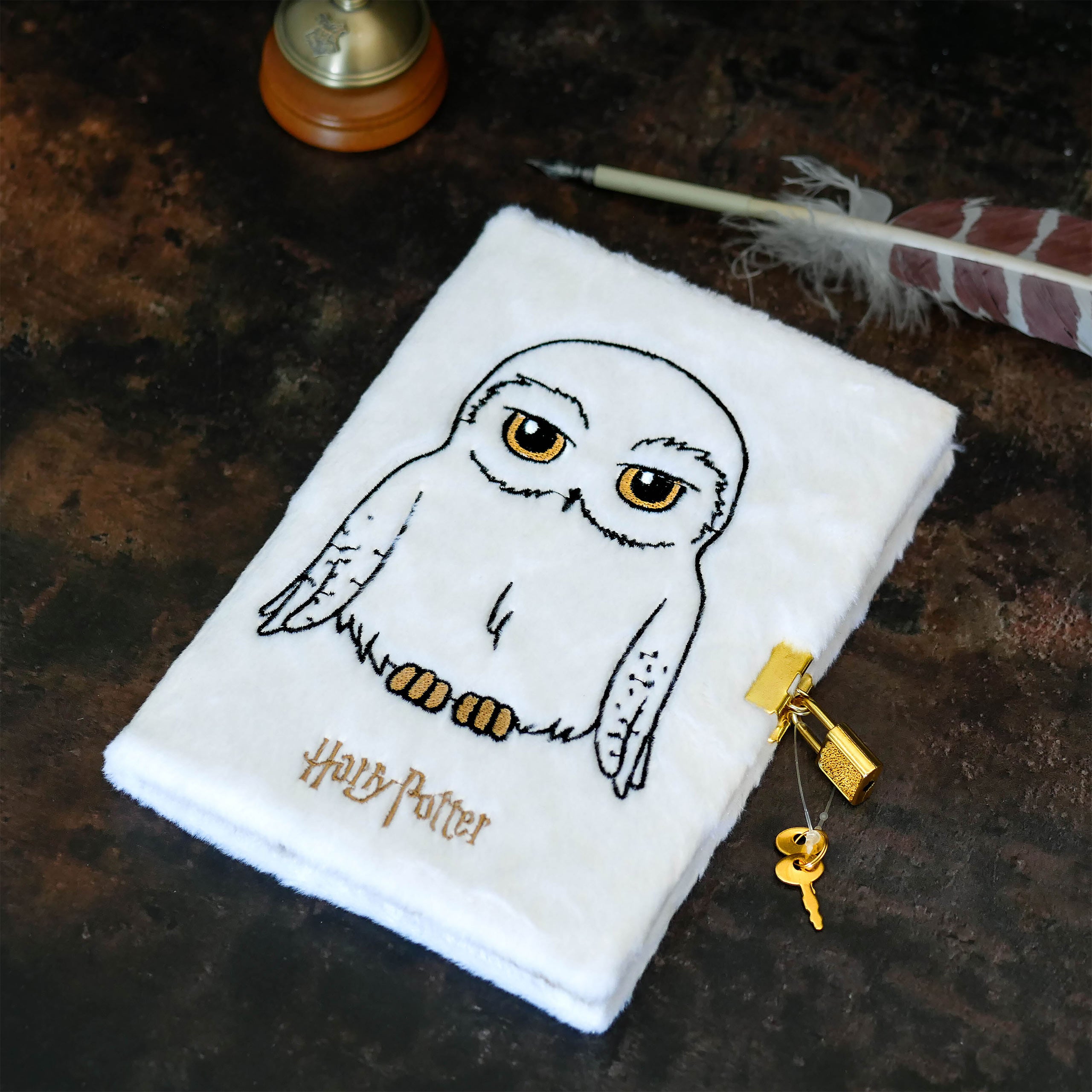 Immagine del prodotto Harry Potter - Quaderno di Peluche Hedwig A5 con Lucchetto