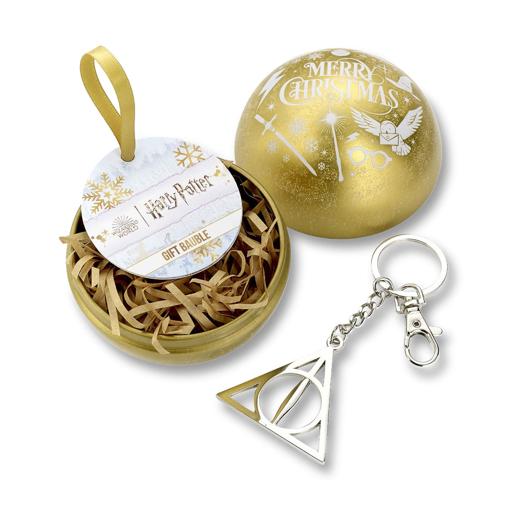 Immagine del prodotto Harry Potter - Pallina di Natale con portachiavi dei Doni della Morte