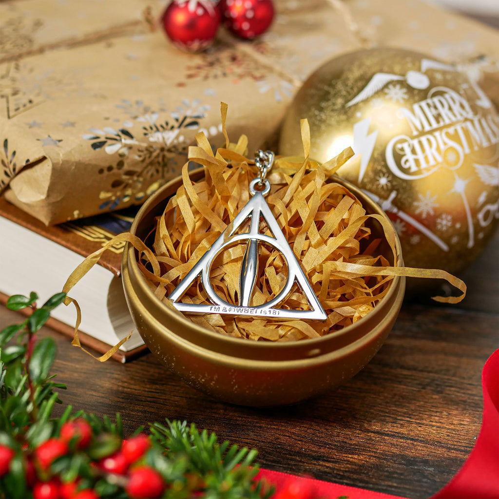 Immagine del prodotto Harry Potter - Pallina di Natale con portachiavi dei Doni della Morte