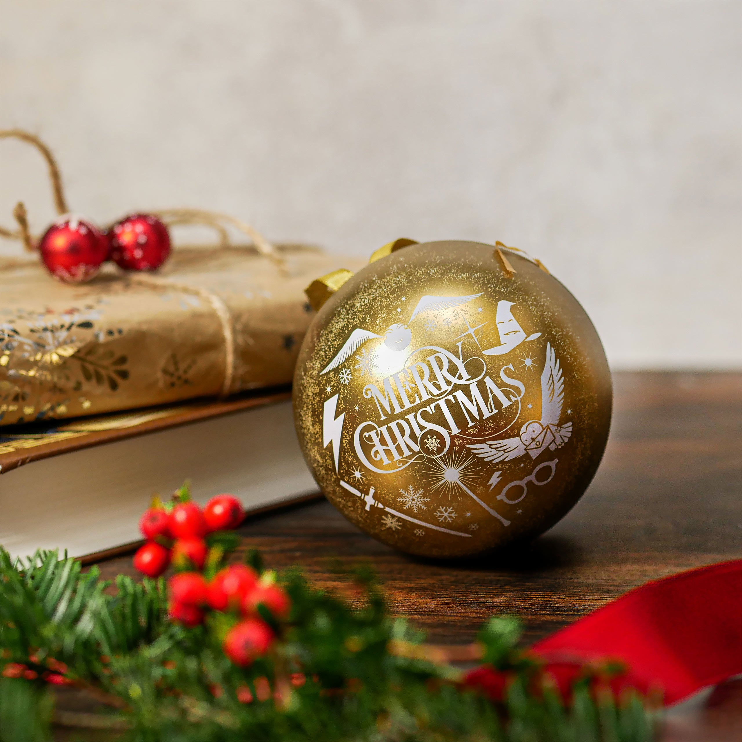 Immagine del prodotto Harry Potter - Pallina di Natale con portachiavi dei Doni della Morte