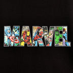 Immagine del prodotto Marvel - T-shirt per bambini con logo a fumetti nera