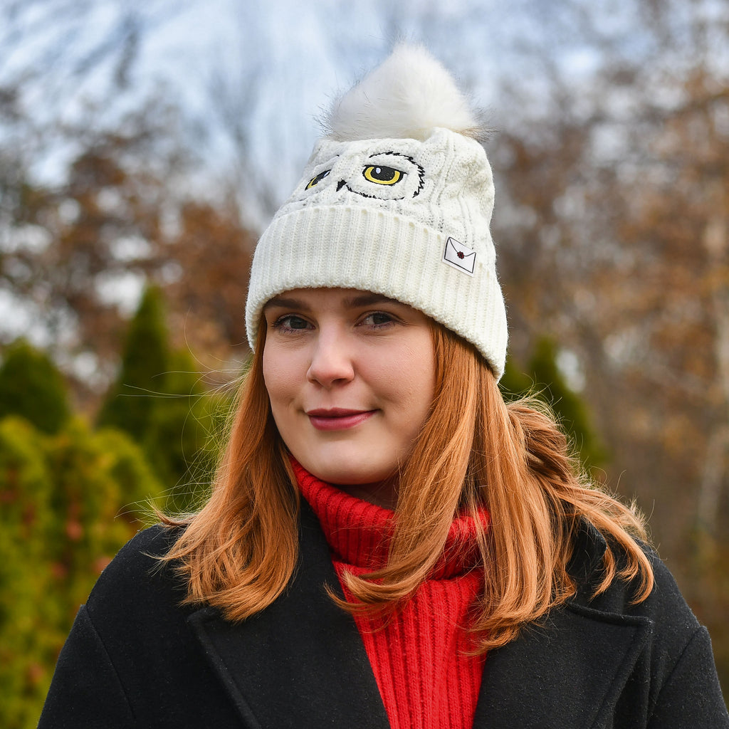 Immagine del prodotto Cappello Hedwig con pompon - Harry Potter